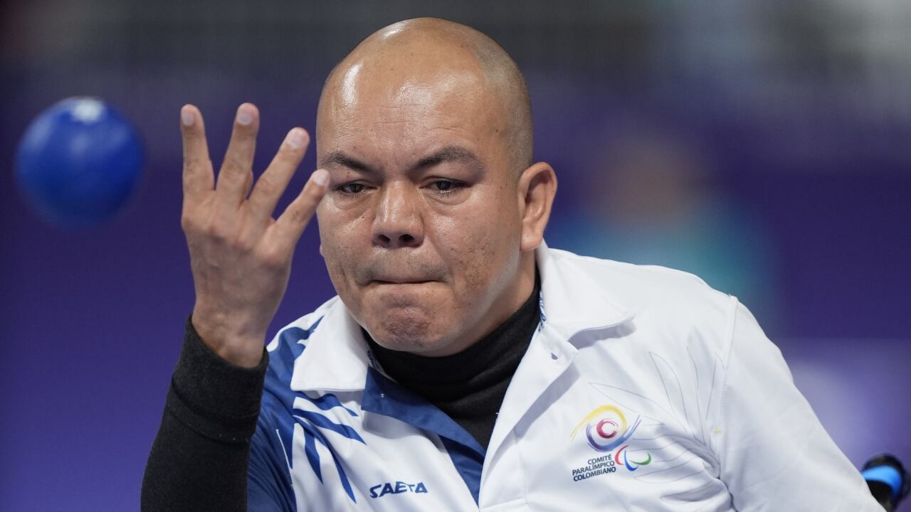 Edilson Chica, para deportista colombiano de Boccia en los Olímpicos París 2024