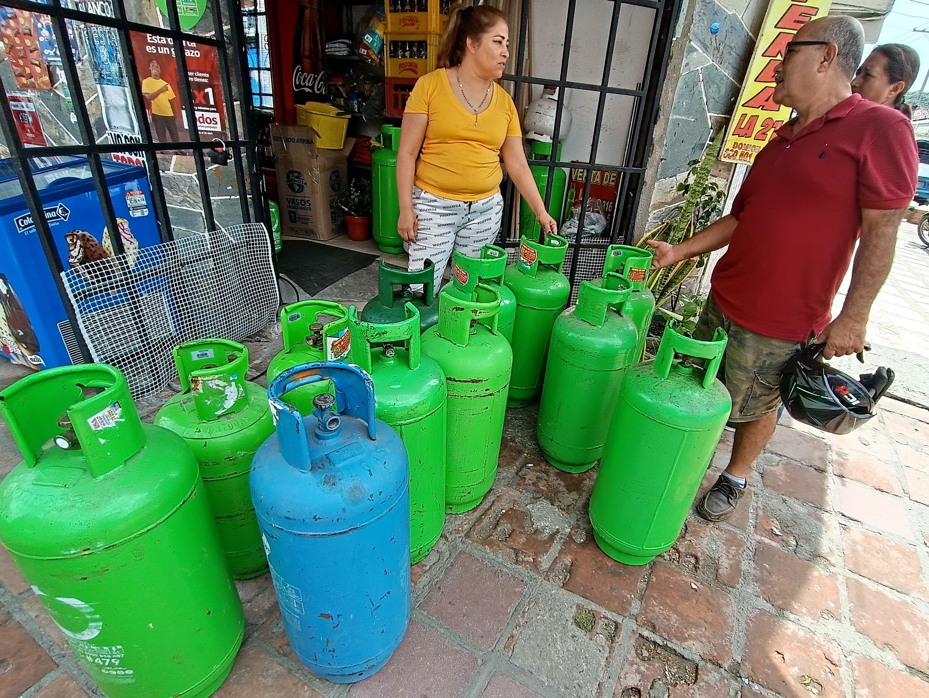 Crísis por corte de gas en el sur occiente del país.