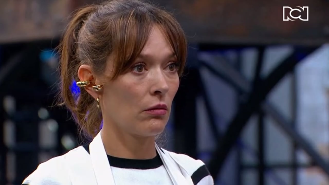 Carolina Acevedo en uno de los capítulos de 'MasterChef'.