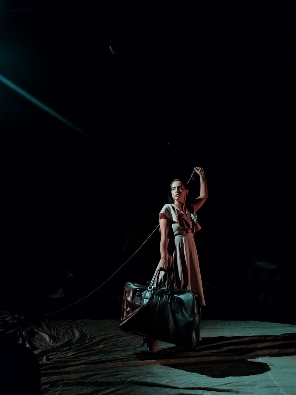 En la sala Buenaventura del teatro Casa E, Diana Ángel interpreta 'Gato por liebre', monólogo de Piedad Bonnet.