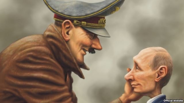 Caricatura Hitler Putin