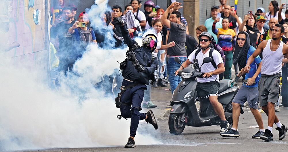 Protestas en Venezuela.