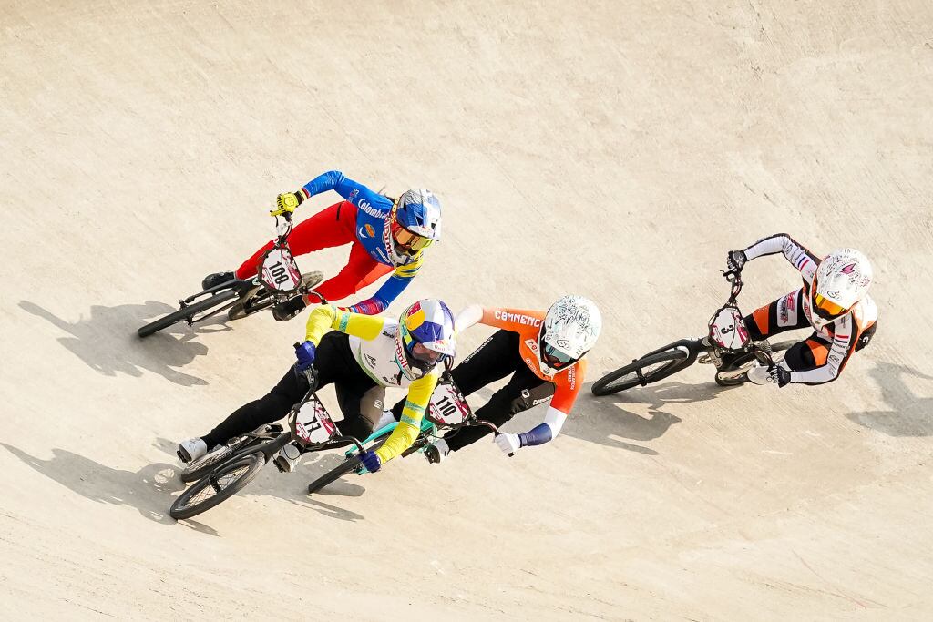 Mariana Pajón en la competencia