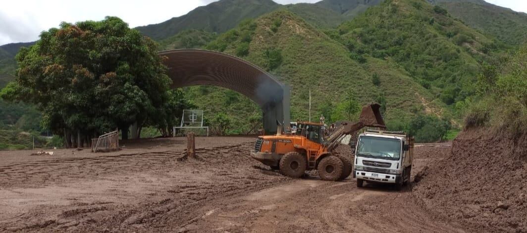 La emergencia destruyó con esta zona conocida como El Tarrita.