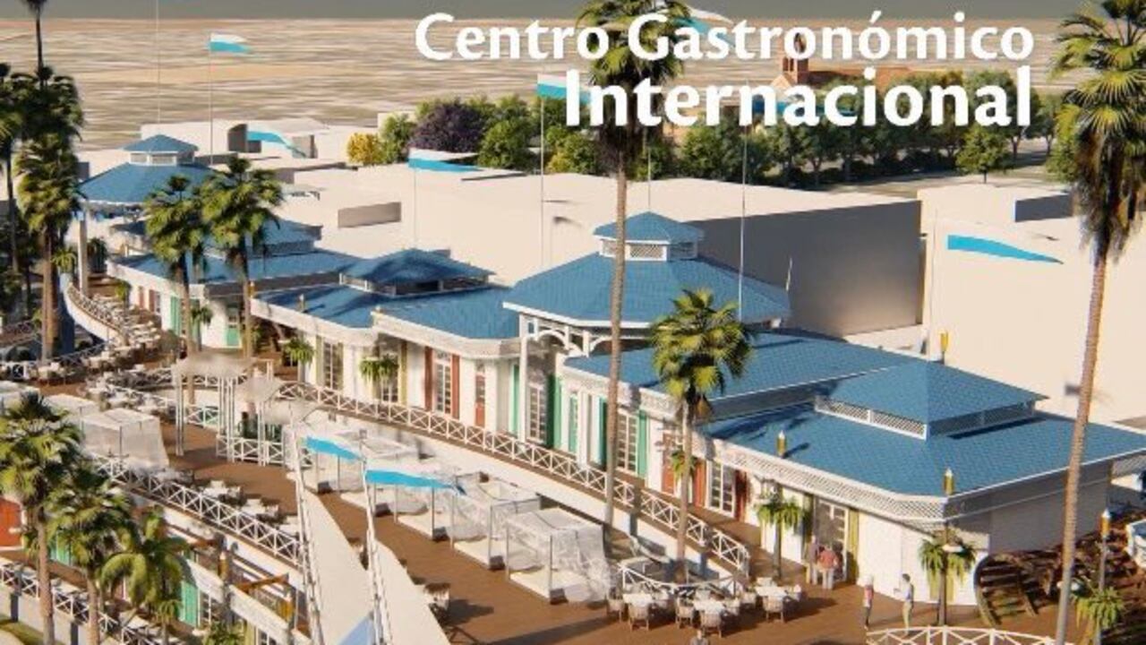 Una de las imágenes mostradas durante la presentación del proyecto Malecón del Mar.