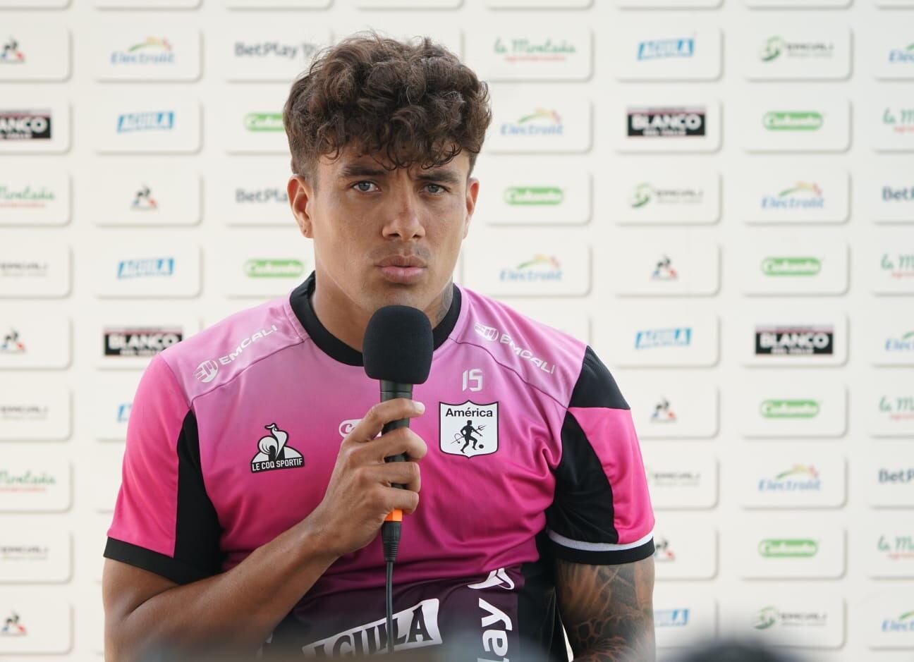 Andrés Felipe Roa Estrada, mediocampista en el América de Cali. Foto Jorge Orozco