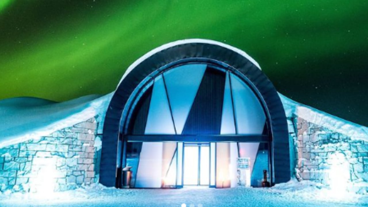 El hotel más grande hecho de hielo.