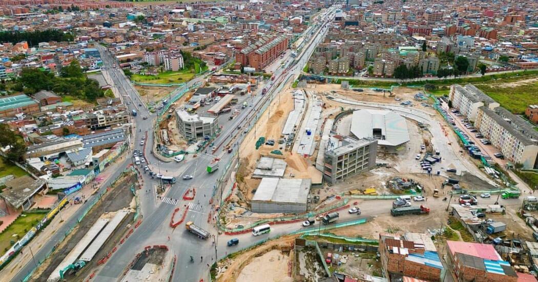 Así avanzan las obras de la troncal de TransMilenio en la Autopista Sur: ya completan el 75 %