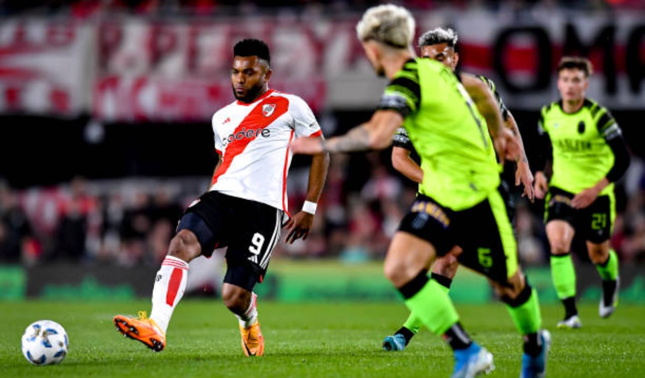 Miguel Ángel Borja no registra buenos números en sus últimas salidas con River Plate