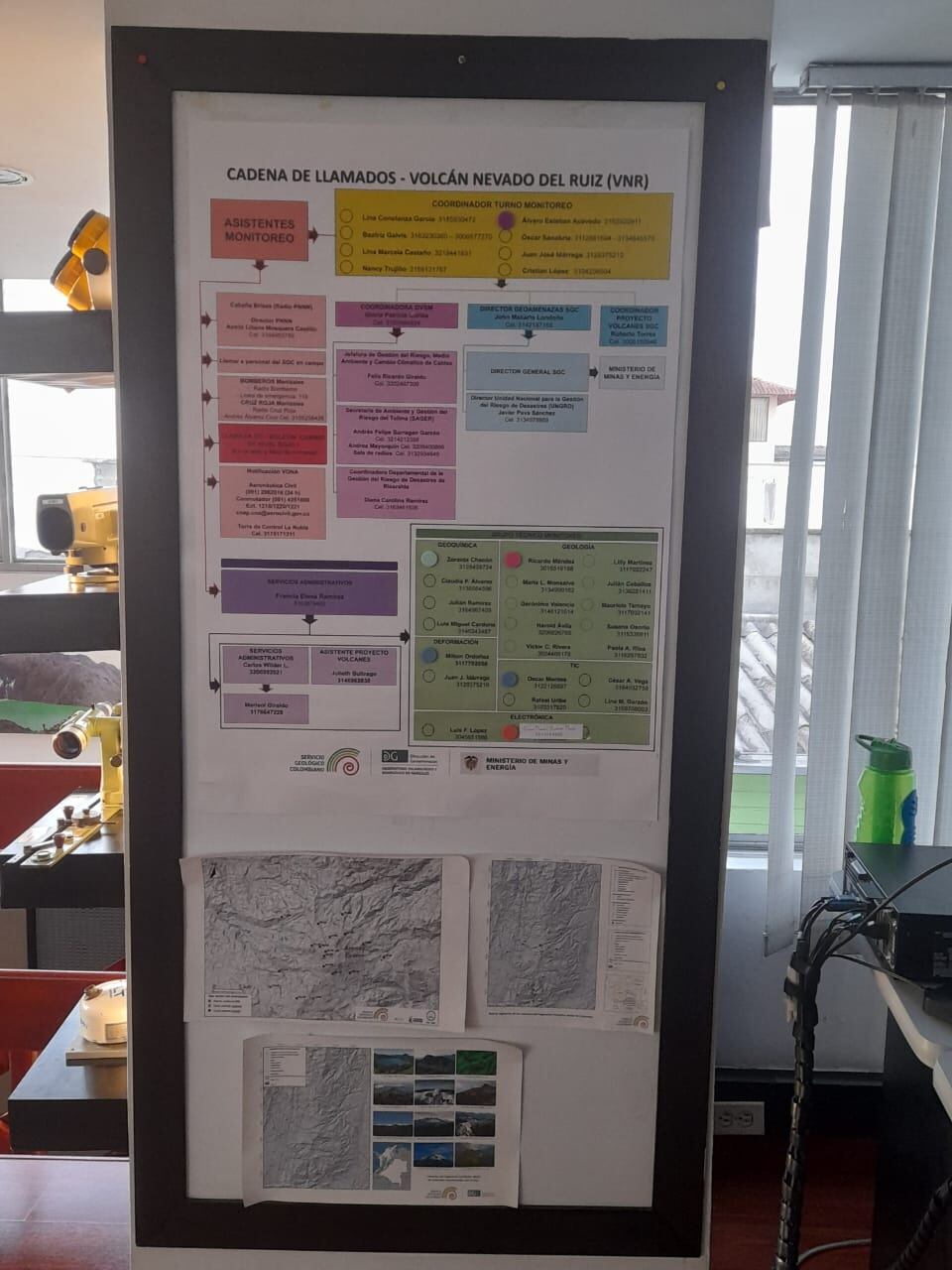 La actividad del volcán Nevado del Ruiz está en naranja