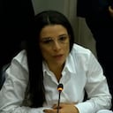 La representante a la Cámara Martha Alfonso durante el debate de la reforma a la salud.