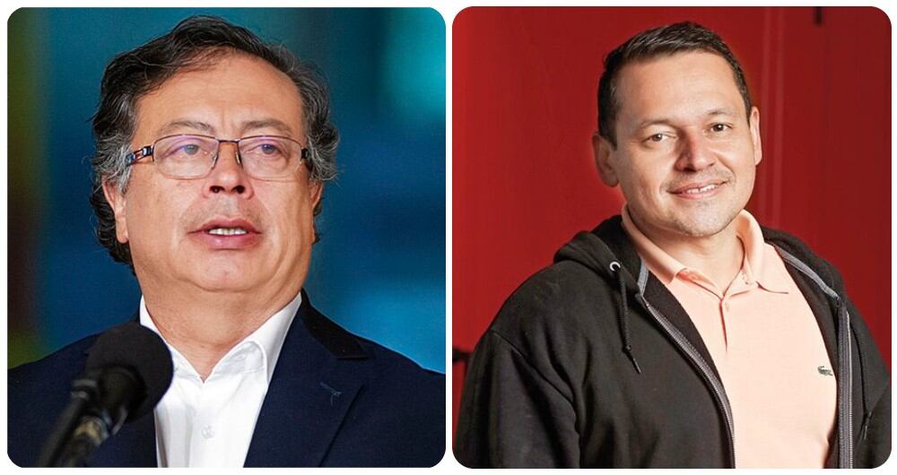 Gustavo Petro y Alejandro Ocampo.