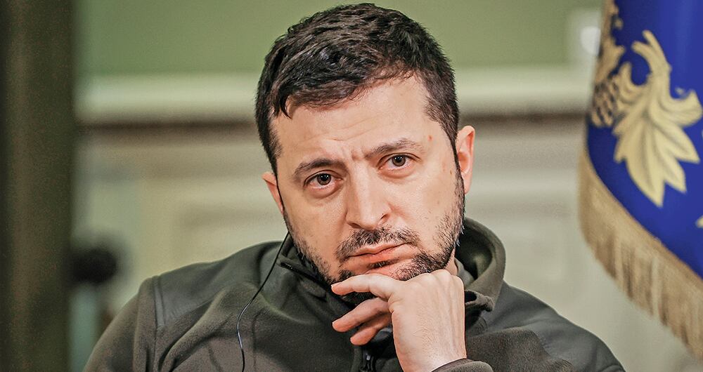 El presidente Zelenski no confía en su homólogo. 