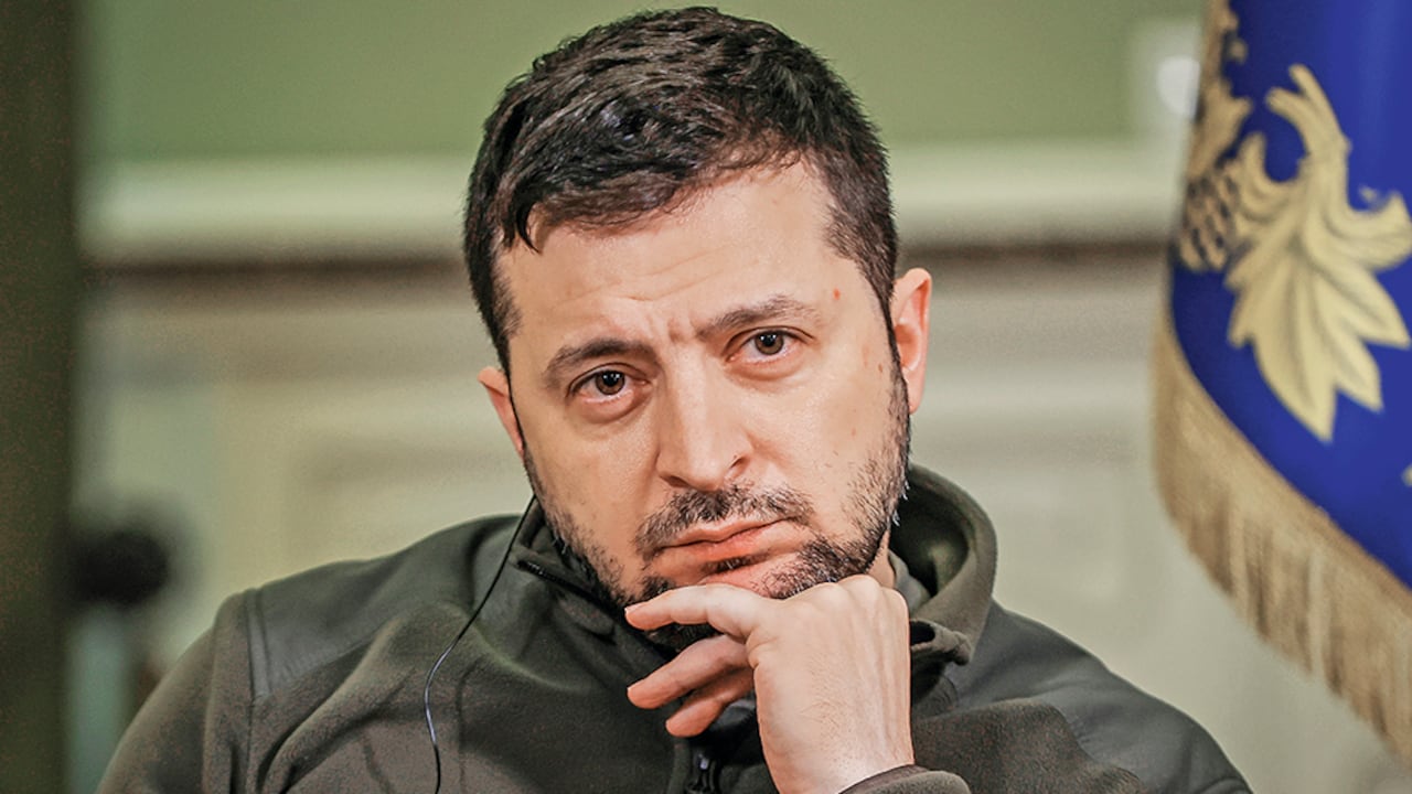 El presidente Zelenski no confía en su homólogo.