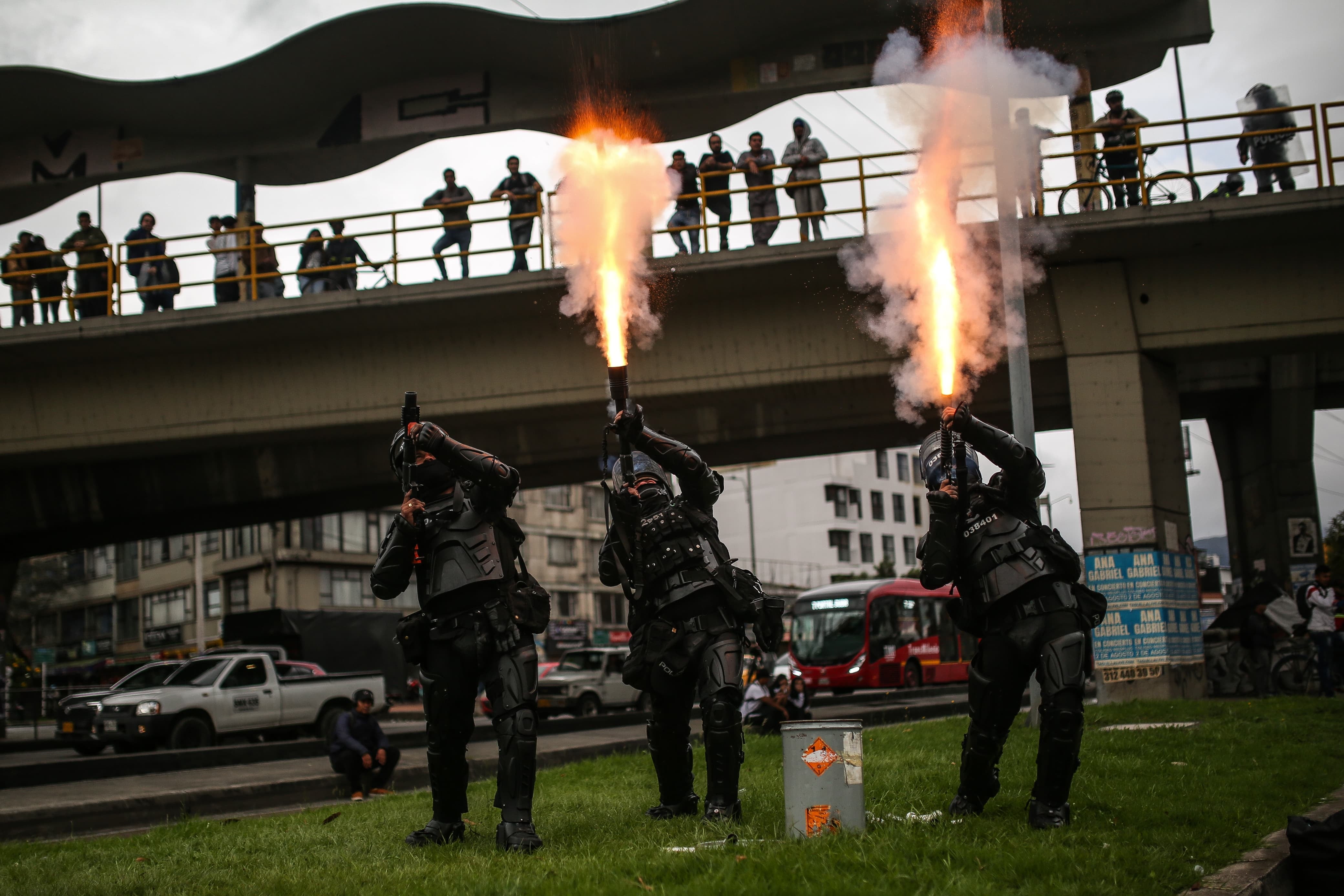 Universidad Nacional disturbios 
Mayo 16 de 2024