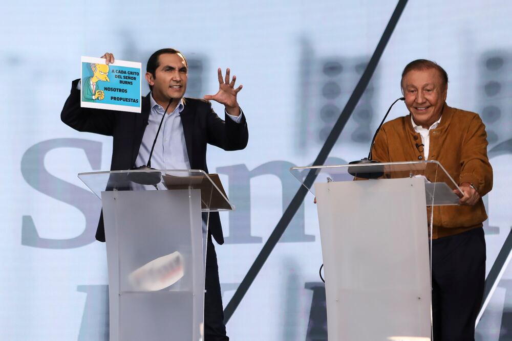 El Debate David Barguil compara a Rodolfo Hernández con el Señor Burns Foto Alexandra Ruiz