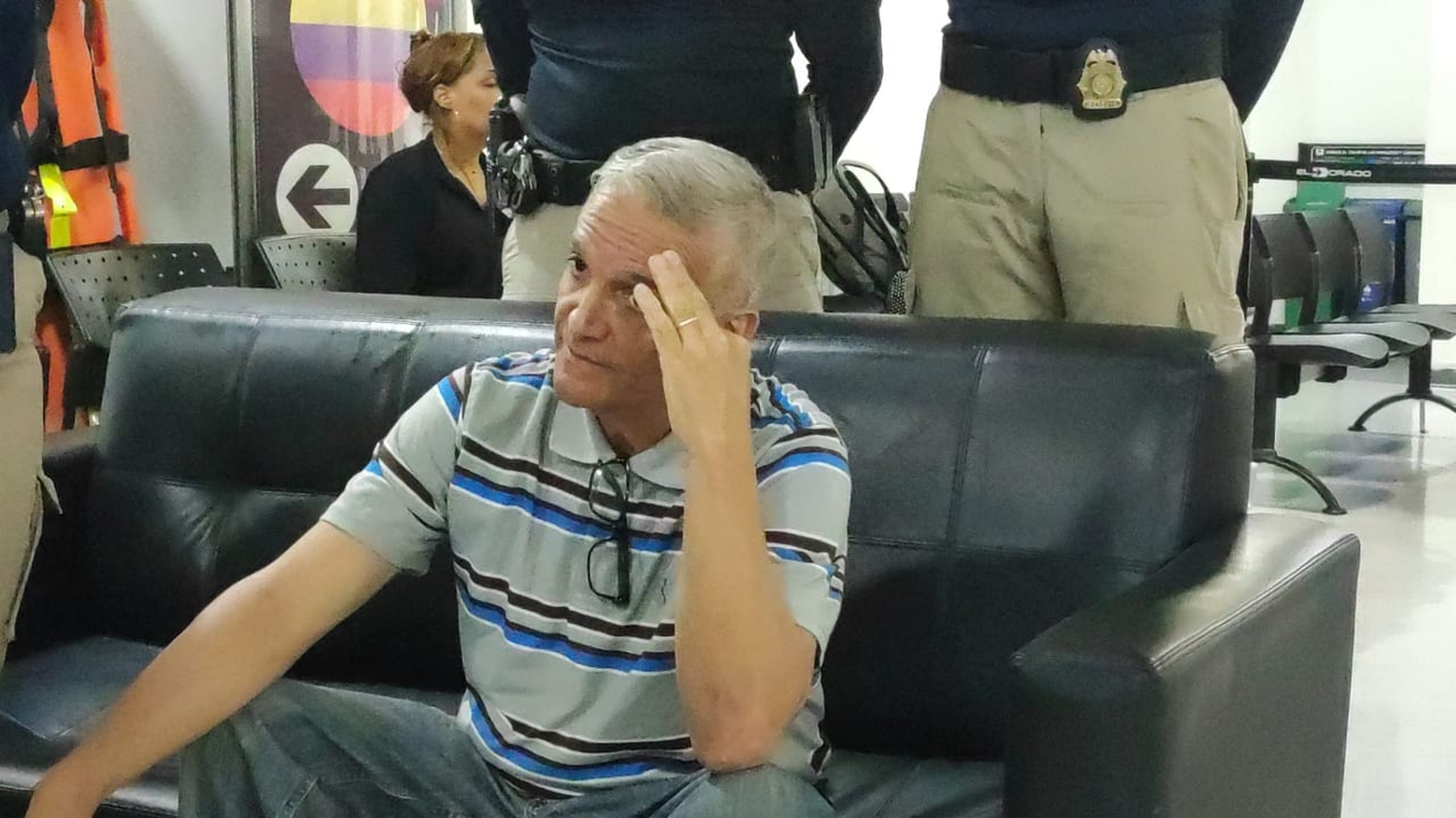 Llegada de Jaime Saade Cormane, extraditado del Brasil, condenado por el asesinato de Nancy Mestre