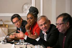 Reunión Gobierno de Gustavo Petro con Fecode del 9 de octubre de 2023.