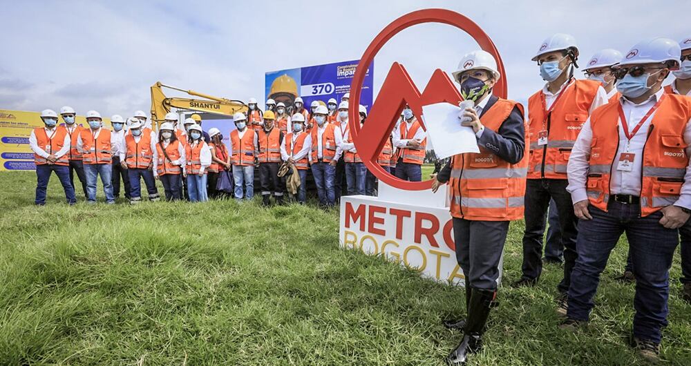 El patio taller es la primera obra real del Metro de Bogotá desde que se prometió en 1949.