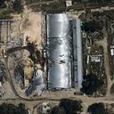 Un edificio de almacenamiento agrícola se ve gravemente dañado después de un ataque ruso en la región de Odesa, Ucrania, el viernes 21 de julio de 2023.