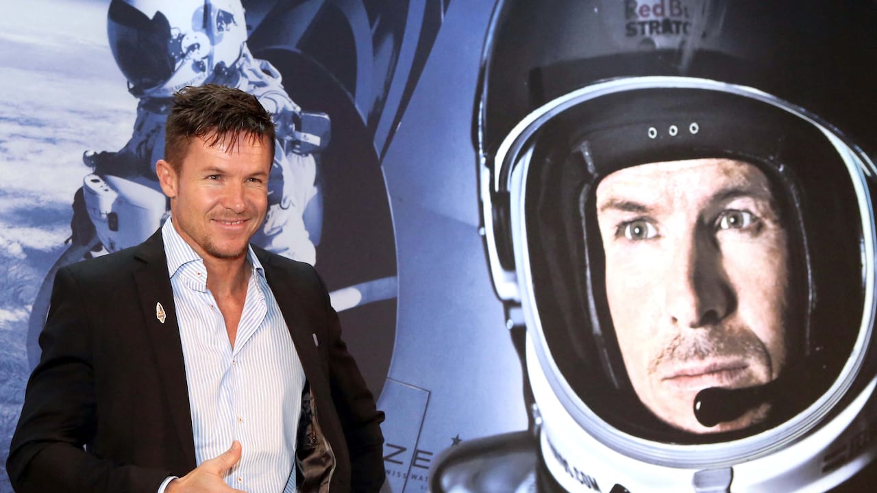 En octubre de 2012, Baumgartner saltó de un globo desde 38.000 metros sobre Nuevo México.