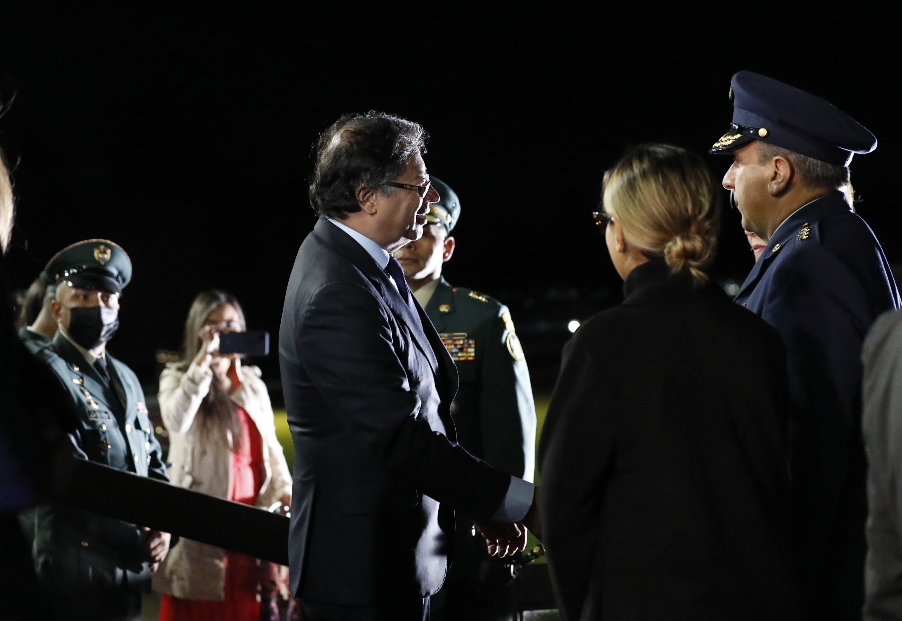Mayor General Hélder Fernan Giraldo Bonilla, comandante de Las Fuerzas Públicas
Ceremonia de transmisión de mando ejercito
Gustavo Petro
agosto 20 2022