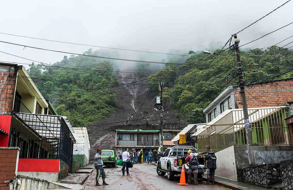 Instituto de Estudios Ambientales de la Universidad Nacional de Colombia- Sede Manizales, reportó que la intensidad de las lluvias entre las 2 y 4 y 30 de la madrugada de hoy Foto Kevin Toro 