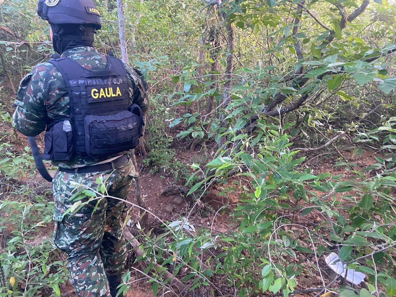 En esta zona fue liberado la víctima de secuestro.