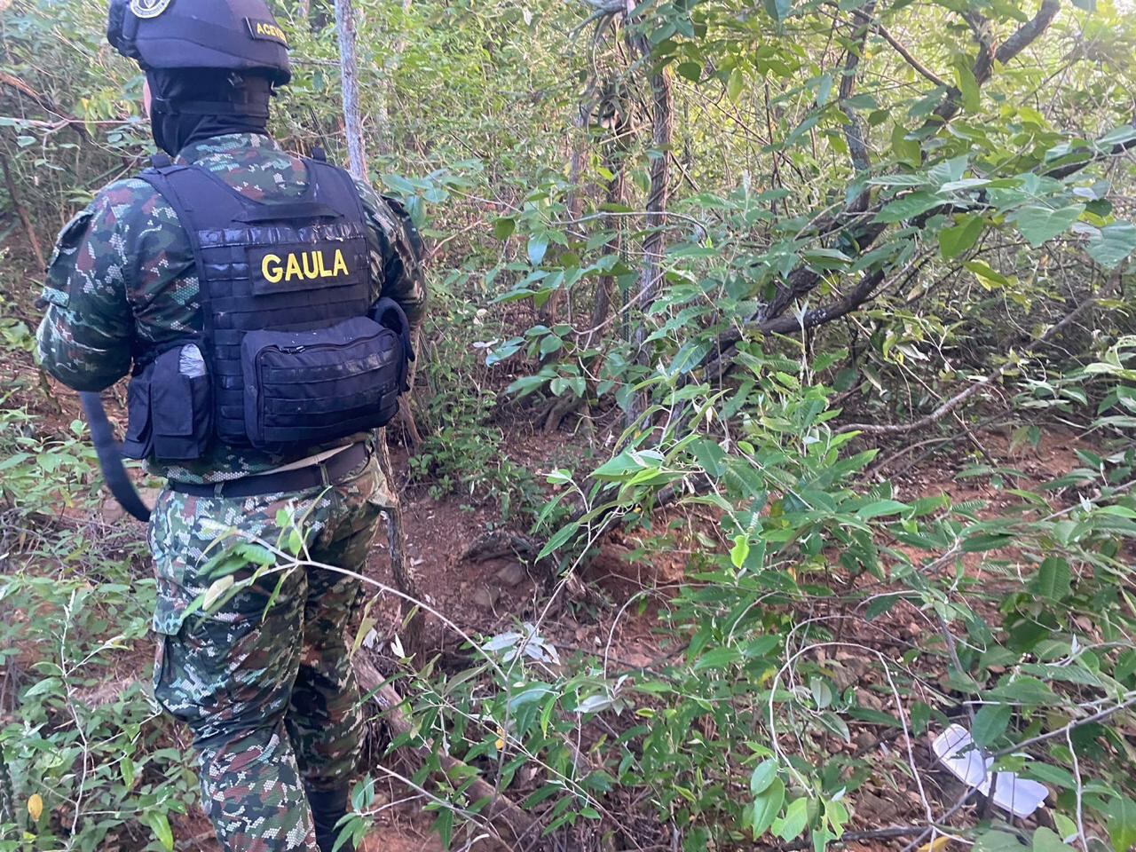 En esta zona fue liberado la víctima de secuestro.