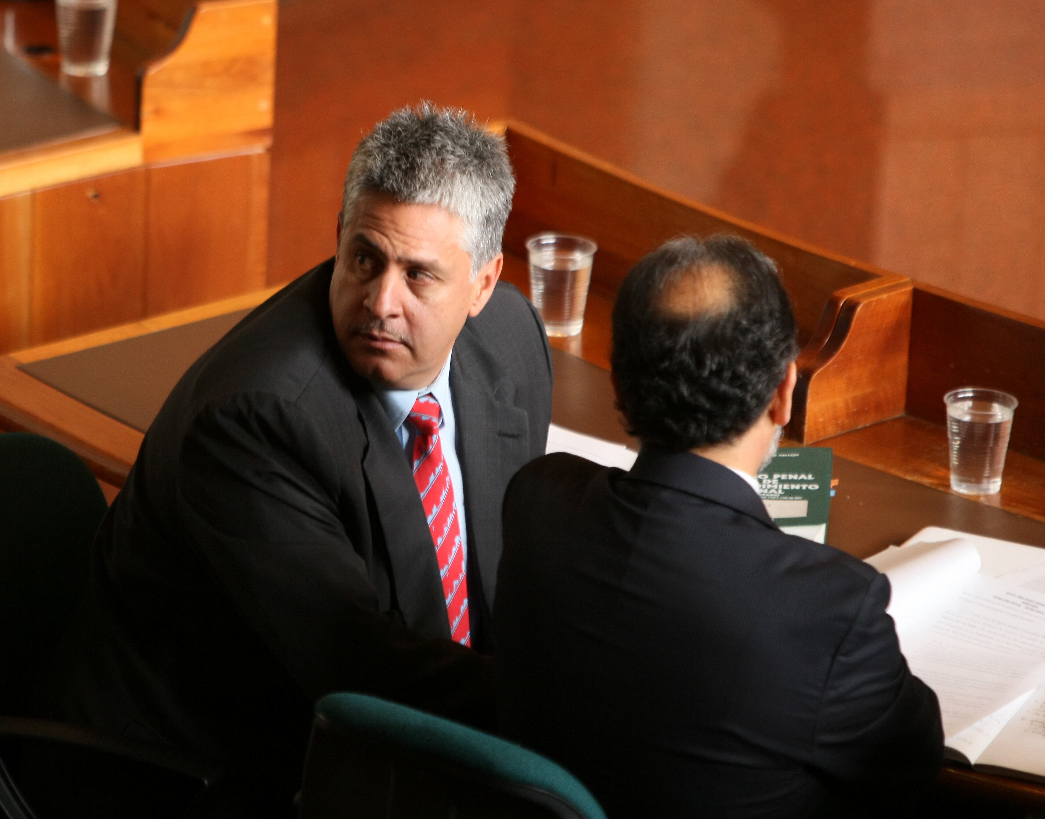 exsenador Ivan Moreno Rojas  en l audiencia ante la Corte Suprema de Justicia