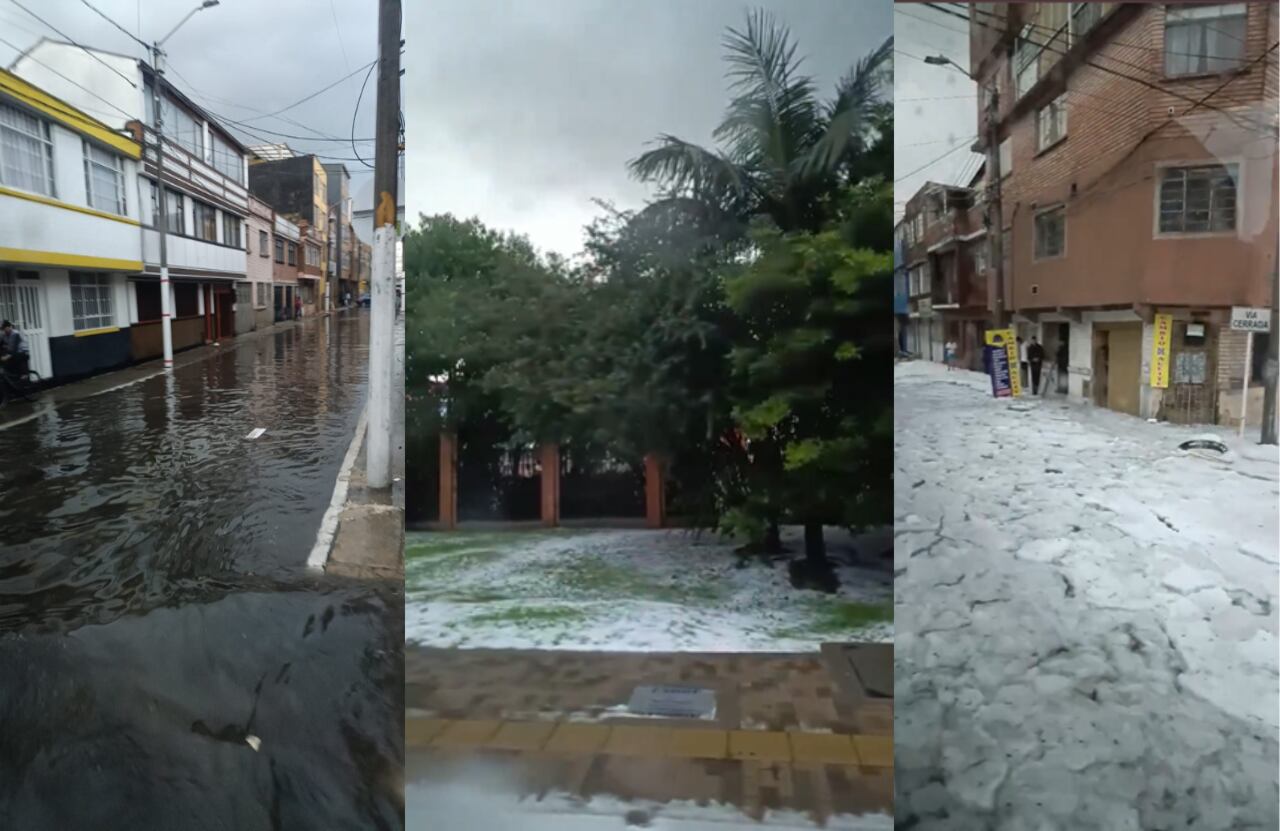 Fuertes lluvias en la ciudad de Bogotá - X (@YMFajardo1106)