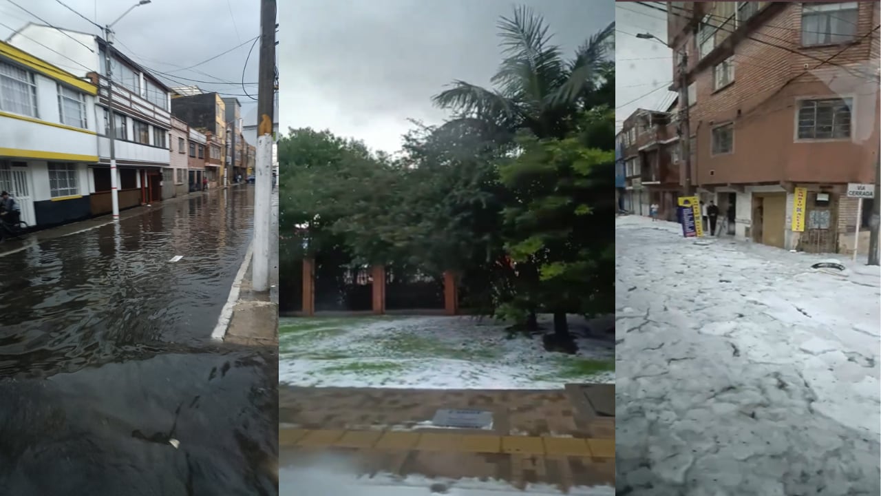 Fuertes lluvias en la ciudad de Bogotá - X (@YMFajardo1106)