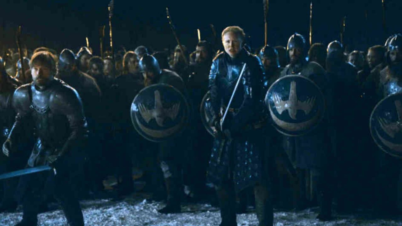 Jaime y Brienne estuvieron en primera fila para acabar con los muertos. Foto: HBO