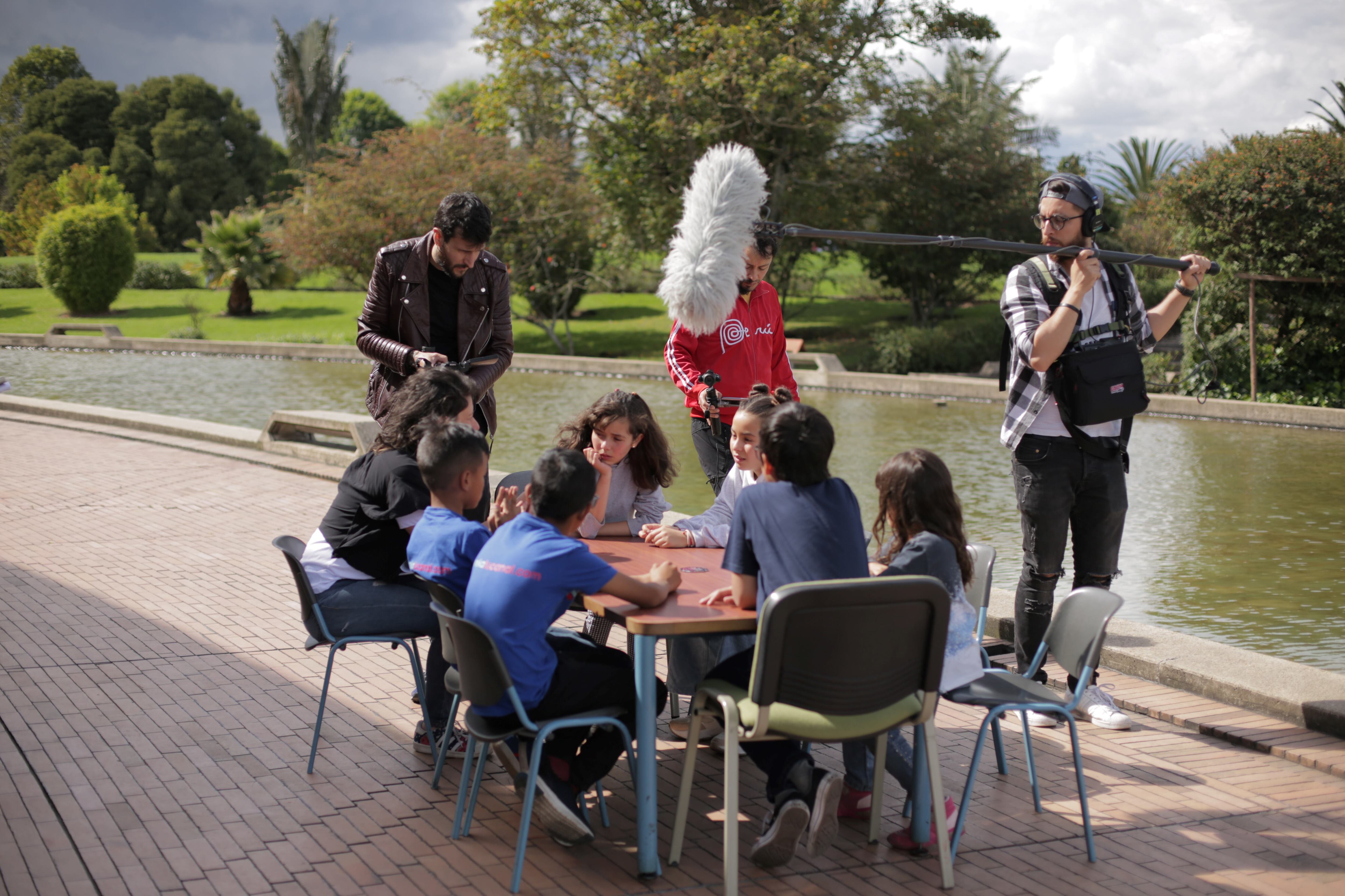 ¡Grabando en la Virgilio Barco!