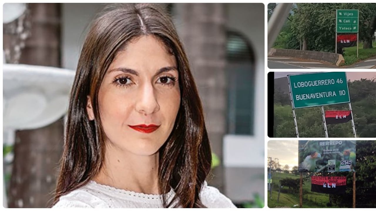 La candidata a la Alcaldía de Cali, Juanita Cataño, asoció las banderas del ELN hoy en el Valle del Cauca al estallido social en Cali.