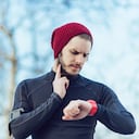 tomando un descanso y controlando el pulso