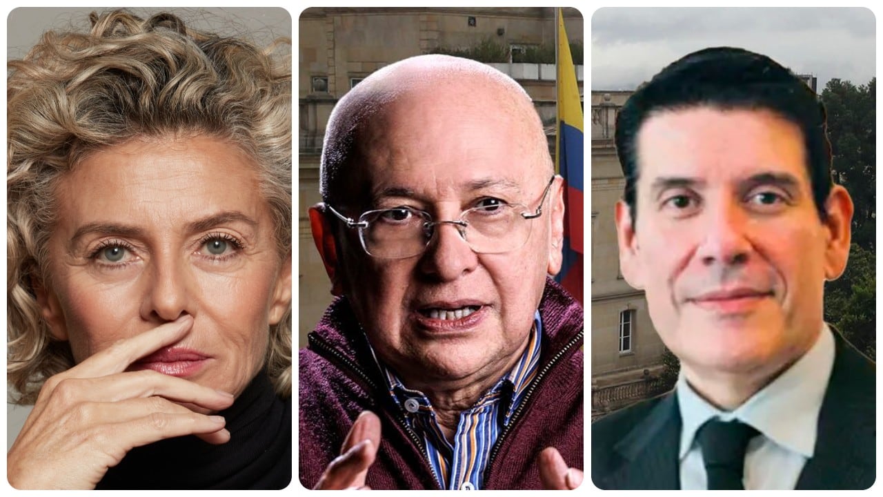 Margarita Rosa de Francisco, Eduardo Montealegre y Mauricio Gaona.