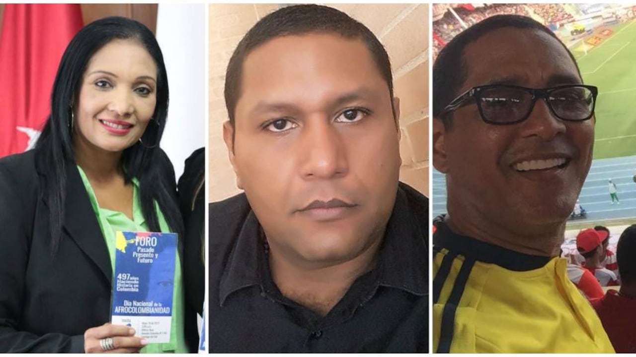 Yedis Lindo, Wilbert José Hernández Sierra y Enrique Freyle Melo.