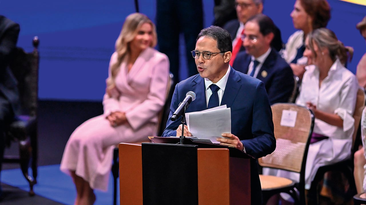 El presidente del Senado, Honorio Henríquez, pronunció un discurso emotivo durante la ceremonia.