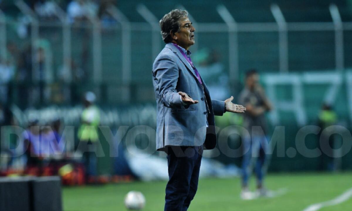 Jorge Luis Pinto, técnico del Deportivo Cali. Foto: Dimayor