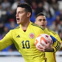 James viene de marcar frente a Corea del Sur el pasado viernes