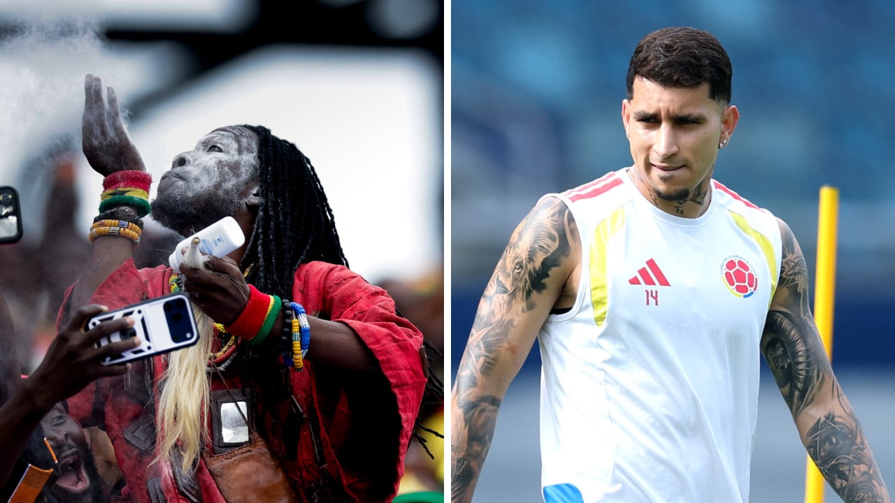 Gustavo Puerta y sus compañeros de Colombia se aferran a la fe contra el mediático brujo de Ghana.
