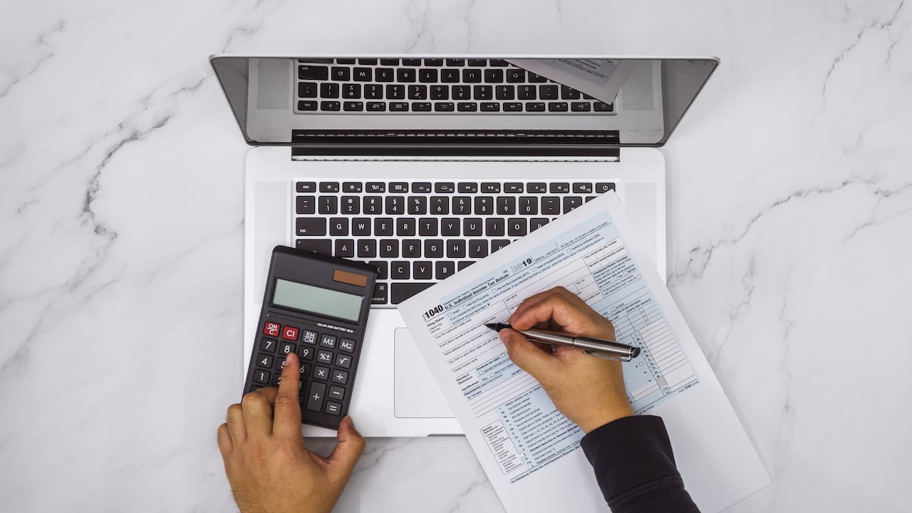 Businesswoman working in office