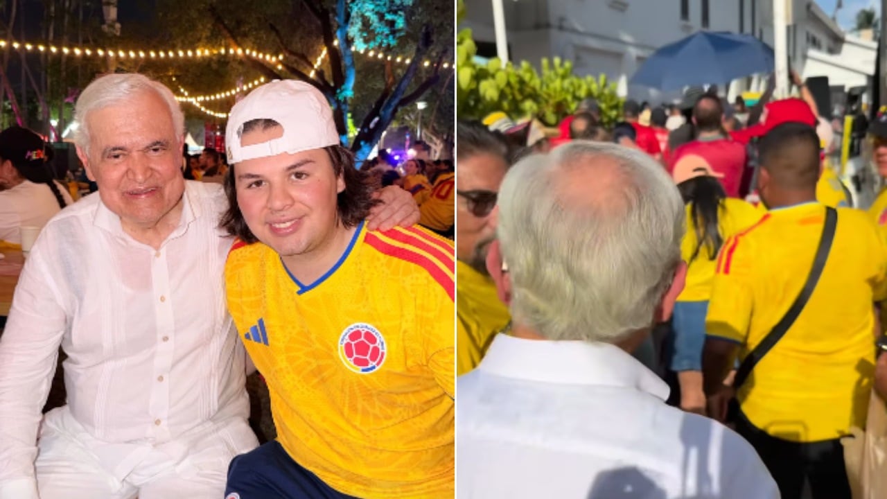 Jorge Barón y su hijo