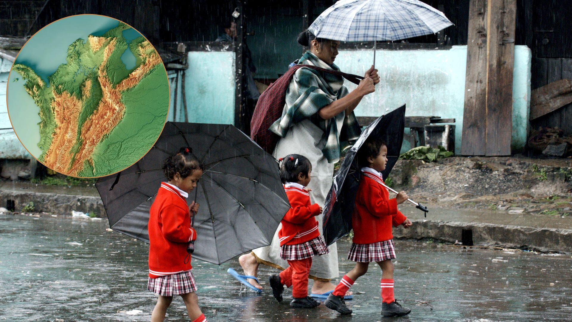 Las lluvias continuarán en varias regiones de Colombia durante las próximas 24 horas, con mayor intensidad en sectores de la región Andina y la Amazonia.