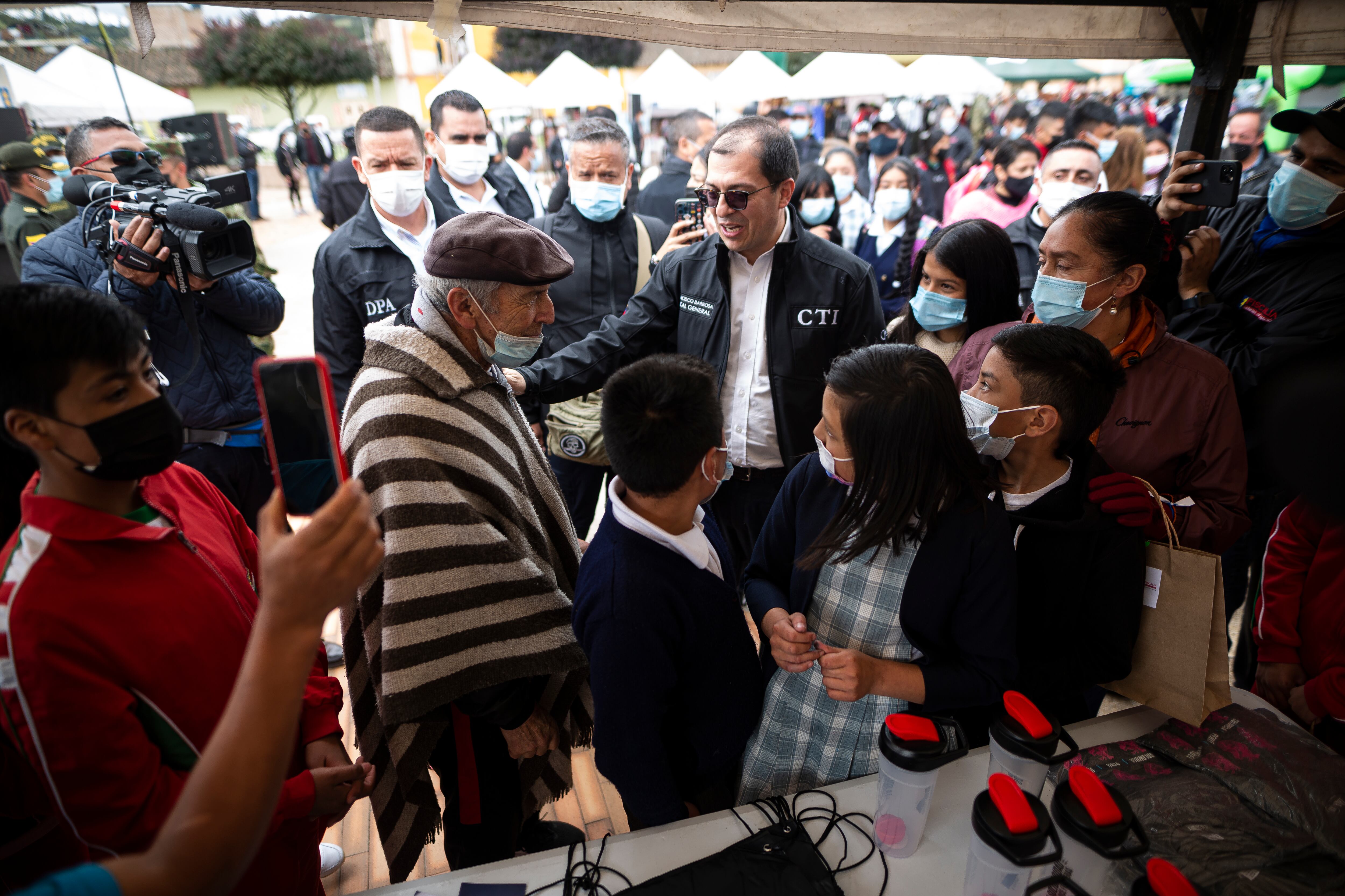 Fiscal General de la nación Francisco Barbosa en Nariño