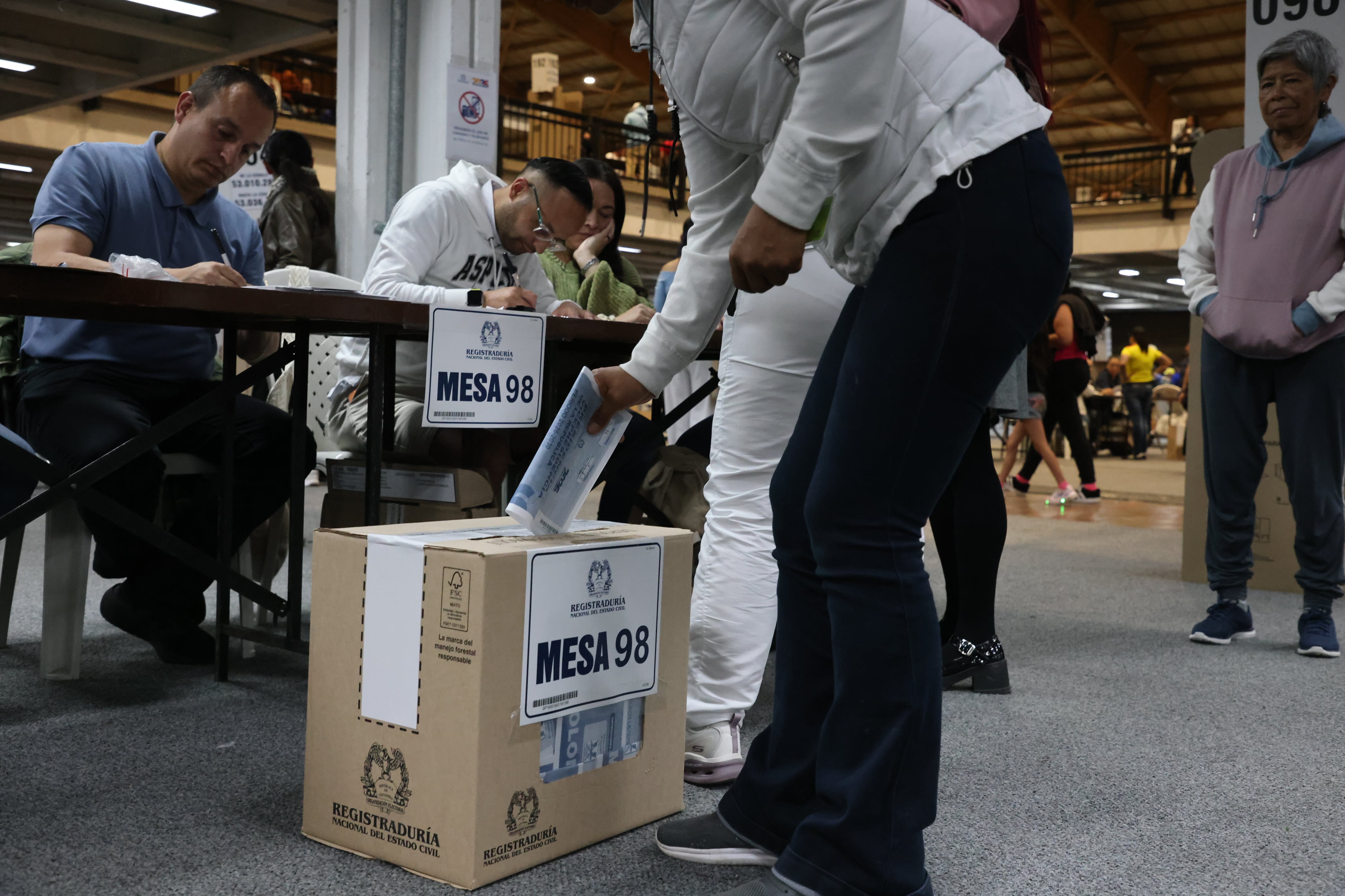 Elecciones presidenciales 2026, votaciones en Corferias.