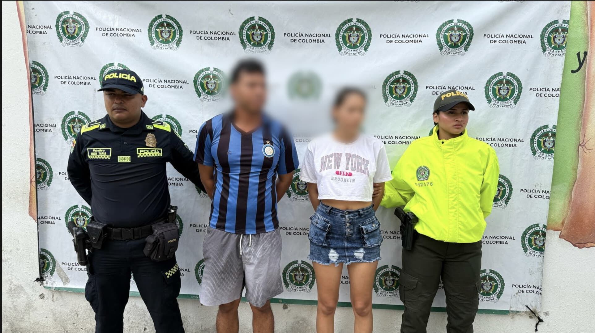 Capturados por la Policía por hacer parte nexos con las disidencias de las Farc de alias Iván Mordisco.
