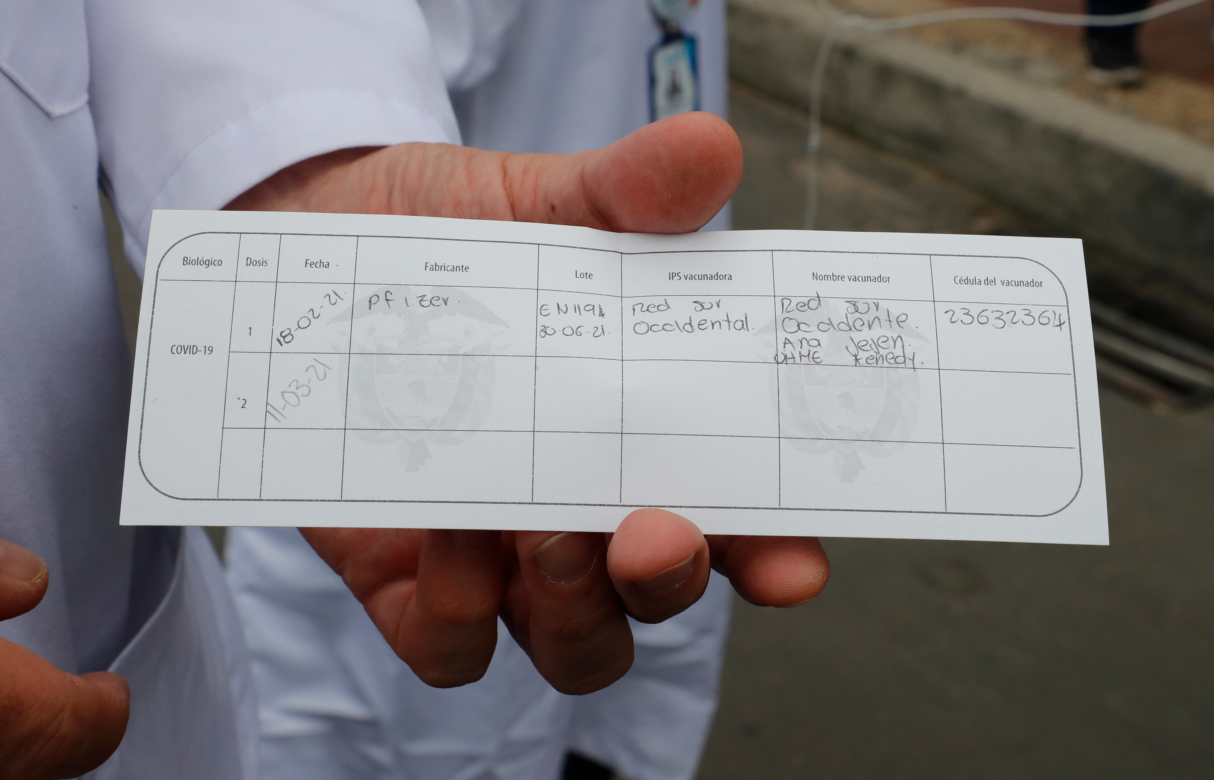 Carnet de vacunación Covid19