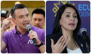 Daniel Noboa y Luisa González